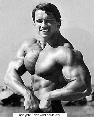 Arnold Schwarzenegger - tanar dar promitator - Culturisti straini