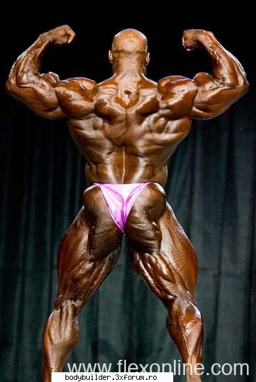 Ronnie Coleman - dublu biceps din spate - Culturisti straini